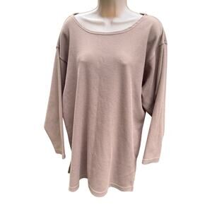 New York Style | Medium Sandy Oversized Long Sleeve Top Fall Winter Casual